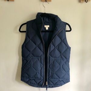 Navy JCrew vest